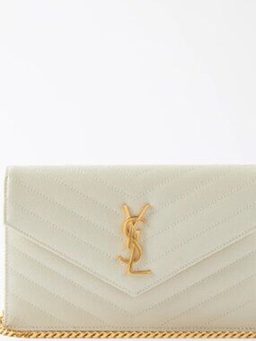 Saint Laurent YSL-logo quilted-leather shoulder bag